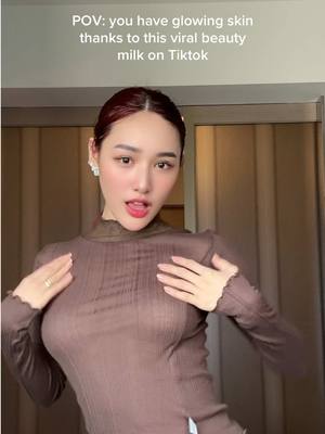 A post by @missflawlessss on TikTok caption: Lychee milk baby since day 1! 🫰🏻 #beautymilk 
