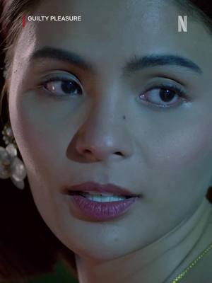 A post by @netflixph on TikTok caption: why was lovi poe so real here 😭 #GuiltyPleasure #LoviPoe #PinoyMovies #FilipinoMovies
