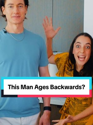 A post by @nasdaily on TikTok caption: This Man Ages Backwards? This guy is spending $2 million to become 18 again! And you won't believe how he is doing it!  Thank you Bryan Johnson for sharing your life with us! And thank you to Lorena @Sustentófila this story!  Video credit: @BryanJohnson YouTube Channel