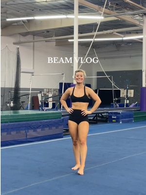A post by @graciekramer8 on TikTok caption: Interesting training day to say the least🙃 #gymnastics #Vlog #training #dayinthelife #flip 