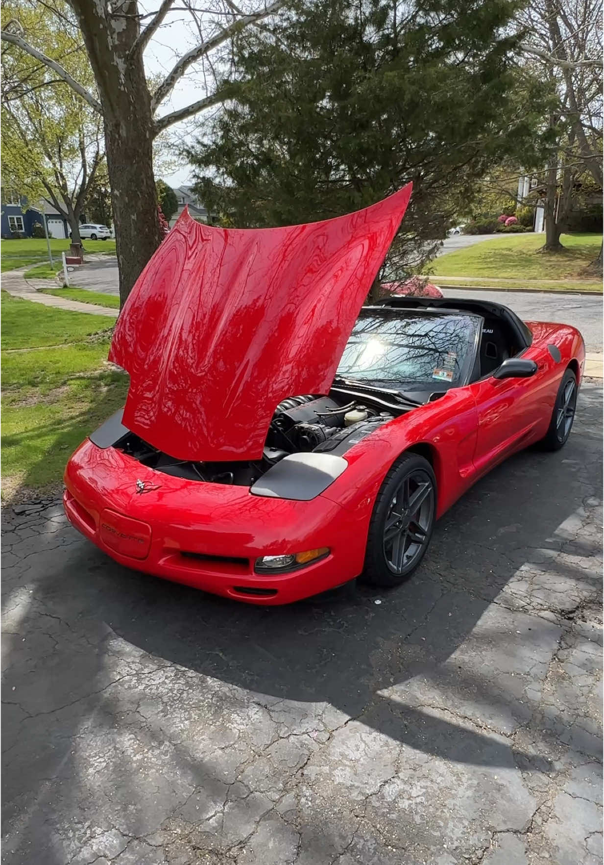 A post by @chrisfixit on TikTok caption: My buddy wanted me to install a new steering wheel in his car that retained the factory airbag for safety so here is the basic process.  1. Disconnect the negative terminal from the battery and wait 15min. 2. Unscrew the two bolts holding in the factory airbag and remove the airbag. 3. Disconnect the airbag and place it face up somewhere safe, away from you. 4.  Unscrew the nut holding in the steering wheel and pull the old steering wheel off. 5. Out with the old steering wheel, and in with the new.  6. Add a little medium strength thread locker to the nut and tighten the nut to spec.  7. Reconnect the airbag and steering wheel wires. 8. Reinstall the airbag and tighten the two side bolts to spec. 9. Reconnect the battery and enjoy your new carbon fiber steering wheel!   #ChrisFix #CarbonFiber