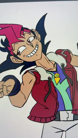A post by @muslecarmax_boi on TikTok caption: I DIDNT DISAPPEAR YET! It just takes longer to make these videos- #fyp #Art #funny #yugioh 