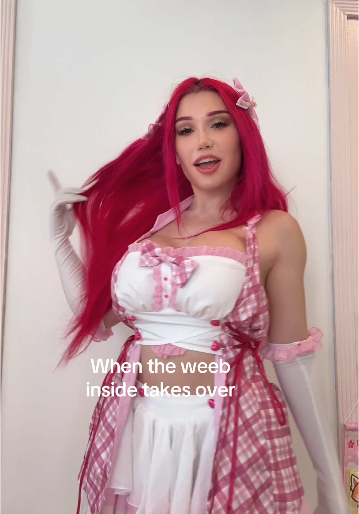 A post by @lily.lou.1o3 on TikTok caption: Nani?!? 😱 #otaku #weebtiktok #kawaii 
