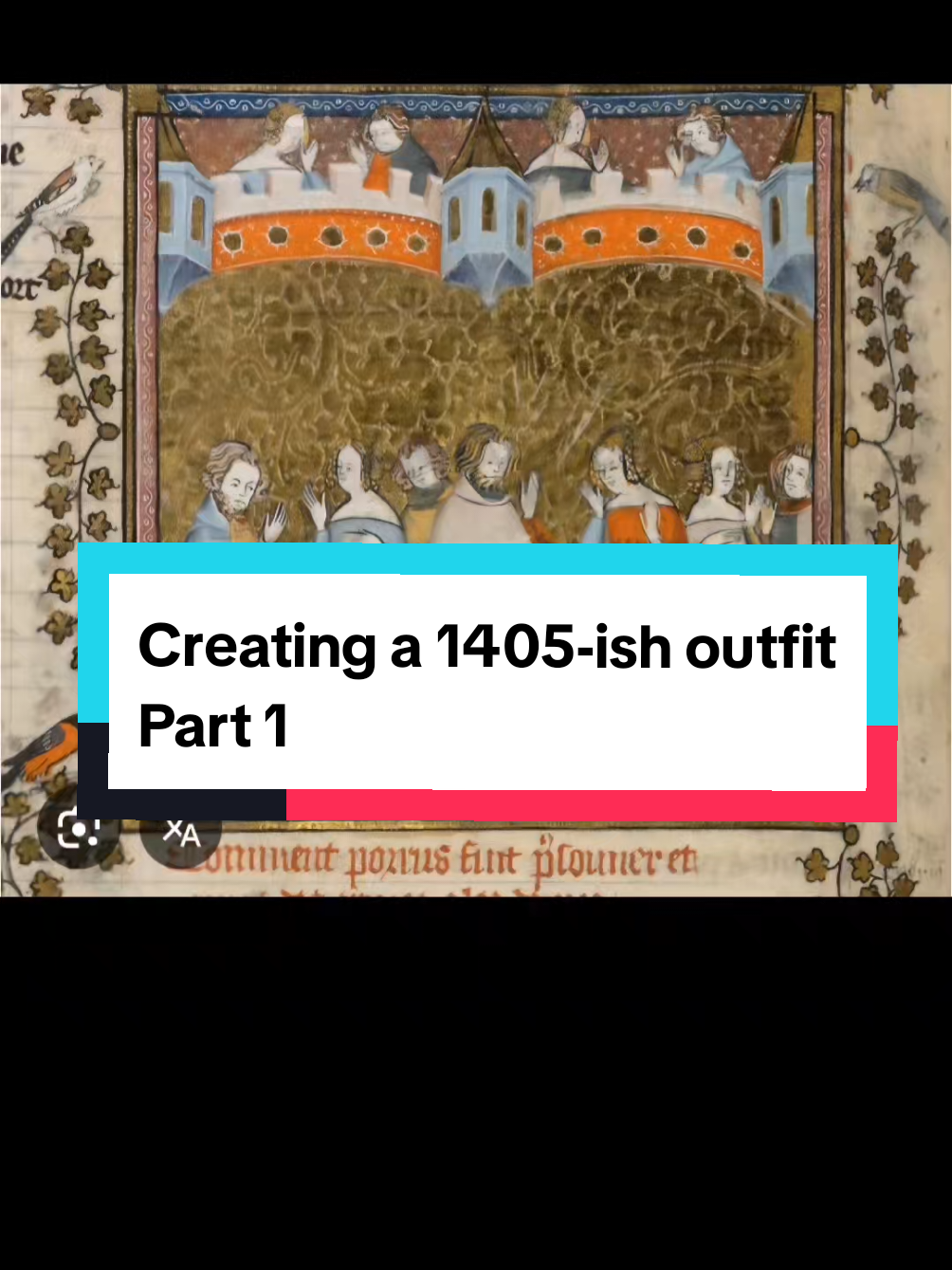 A post by @magpie6493 on TikTok caption: And now my new project while I wait to get more material to continue my Celt project. That and this was originally suposed to be my main project initially lol.  This project of course has nothing to do with my new KCD hyperfixation lol. In all seriousness I have been waiting to recreate clothes like this for quite a while if the book wasn't a big enough tip off. more than anything I'm very excited to finally have the motivation to start work on this. Hope y'all enjoy. #reenactment #history #historicalreenactment #medieval #medievaltiktok #wip 