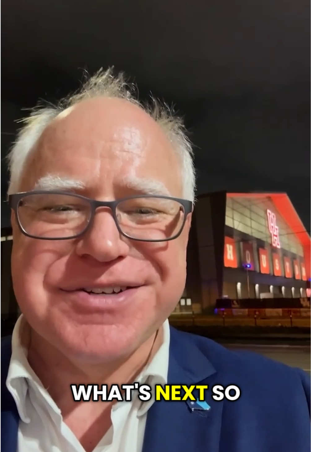 A post by @timwalz on TikTok caption: Go Coogs! 🏀🍗
