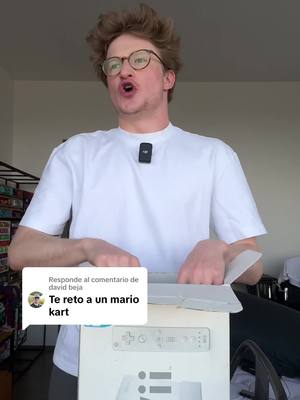 A post by @alextachers on TikTok caption: Respuesta a @david beja ahora sí se van a armar las retas de Mario Kart 🫡🏎️