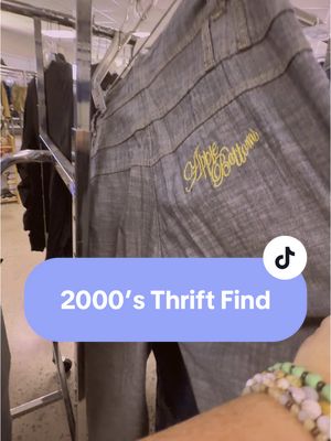 A post by @mercedes.meranda on TikTok caption: I just got transported back to 2008 😵‍💫  #2000s #thrifting #applebottomjeans #2008 #2009 #nostalgia #mcbling 