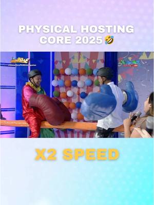 A post by @itsshowtimena on TikTok caption: Sine Mo ‘To Physical Hosting 2025 🤣 #itsshowtime #abscbn @ogie alcasid @Jhong Hilario @Vice Ganda 