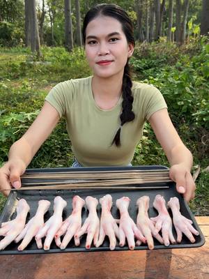 A post by @primitiveart01 on TikTok caption: How to crispy chicken feet recipe