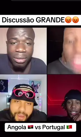 A post by @ on TikTok caption: Discussão entre PORTUGAL ANGOLA 😡😡😡#vaiprofycaramba #ciganos #comedia #portugal🇵🇹 #angola @tiohkativa 