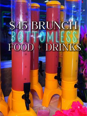 A post by @drinklinknyc on TikTok caption: Code Red Bottomless Brunch Every Other Sunday ( tomorrow 3/29) there is a brunch #nyceats #nycfoodie #nyc #nyctiktok #nycrestaurants #nycbrunch #nycbottomlessbrunch 