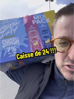 A post by @vlogday_everyday on TikTok caption: Caisse de 24 😳 #olivierprimeau #beachdayeveryday #pourtoi #montreal #quebec 