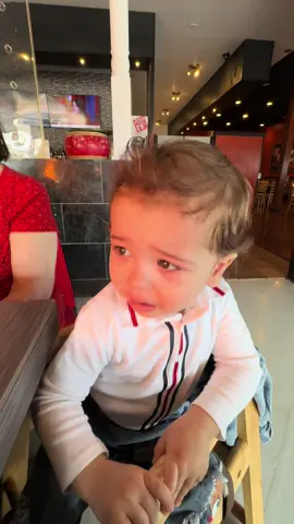 A post by @cyrusdobre on TikTok caption: My son’s first time at hibachi😂❤️