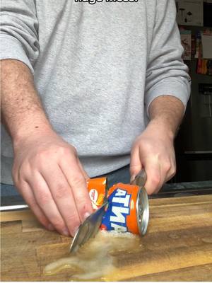 A post by @vlogcast on TikTok caption: I’ve been doing this wrong all my life #soda #sodacan #fyp 