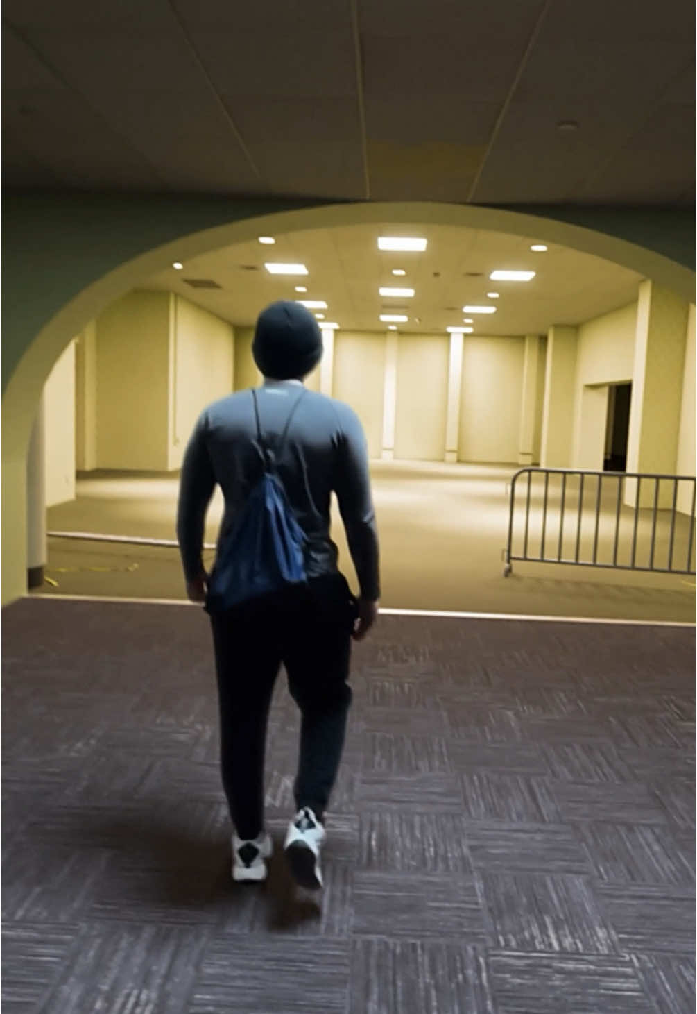 A post by @joshvfx on TikTok caption: The Backrooms (Recovered Footage)