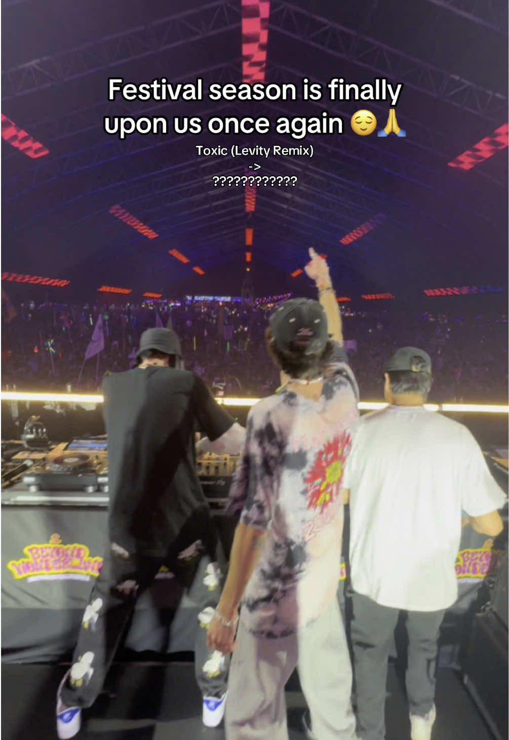 A post by @levitymusic on TikTok caption: We’re so back 🙂‍↕️🙂‍↕️ it’s time for festival season again (finally 😭). Hope to see y’all at some & meet y’all 😁 have an amazing day if you’re reading this! @subtronics @REZZ  #edm #dubstep #ElectronicMusic #bassmusic 