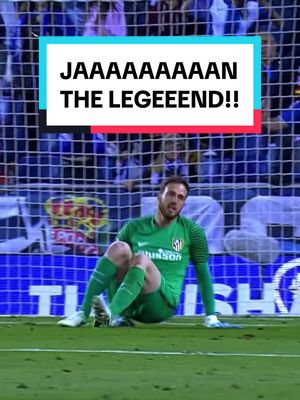 A post by @atleticodemadrid on TikTok caption: Legend Jan Oblak 🐐🇸🇮❤️🤍 #AtleticoDeMadrid #Save #GK #LaLiga #LaLigaHighlights  #Espanyol #Oblak #EspanyolAtleti 
