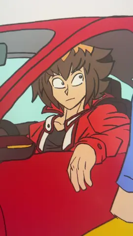 A post by @muslecarmax_boi on TikTok caption: This seems like something Jaden would do #fyp #Art #funny #yugioh 