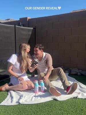 A post by @tori.roeder on TikTok caption: WE LOVE YOU BABY🤍 just to address this so nobody comments about it, this was a very intimate reveal! my mom was holding Knox so he could see and that was all that watched this! we didn’t want a huge reveal this time! our reactions would have been the same either way🩷🩵 we are just SO EXCITED for another baby!! #momsoftiktok #genderreveal #genderresults #2under2 #momlife #girlorboy #pregnancy @Tristan Prado 
