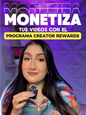 A post by @evequinte96 on TikTok caption: Respuesta a @Janeth Manriquez Sal Monetiza tus videos con el Programa Creator Rewards💸, espero te funcione y comiences hoy mismo a crear contenido✨😏#monetizartiktok #creador #rewards #videos #viral_video 
