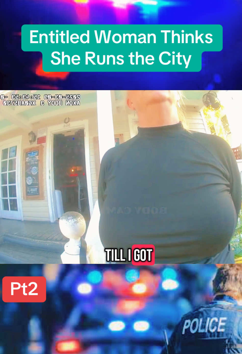 A post by @skycopcamtv on TikTok caption: Entitled Woman Thinks She Runs the City#copsoftiktok #copsontiktok #policeofficer #foryou 