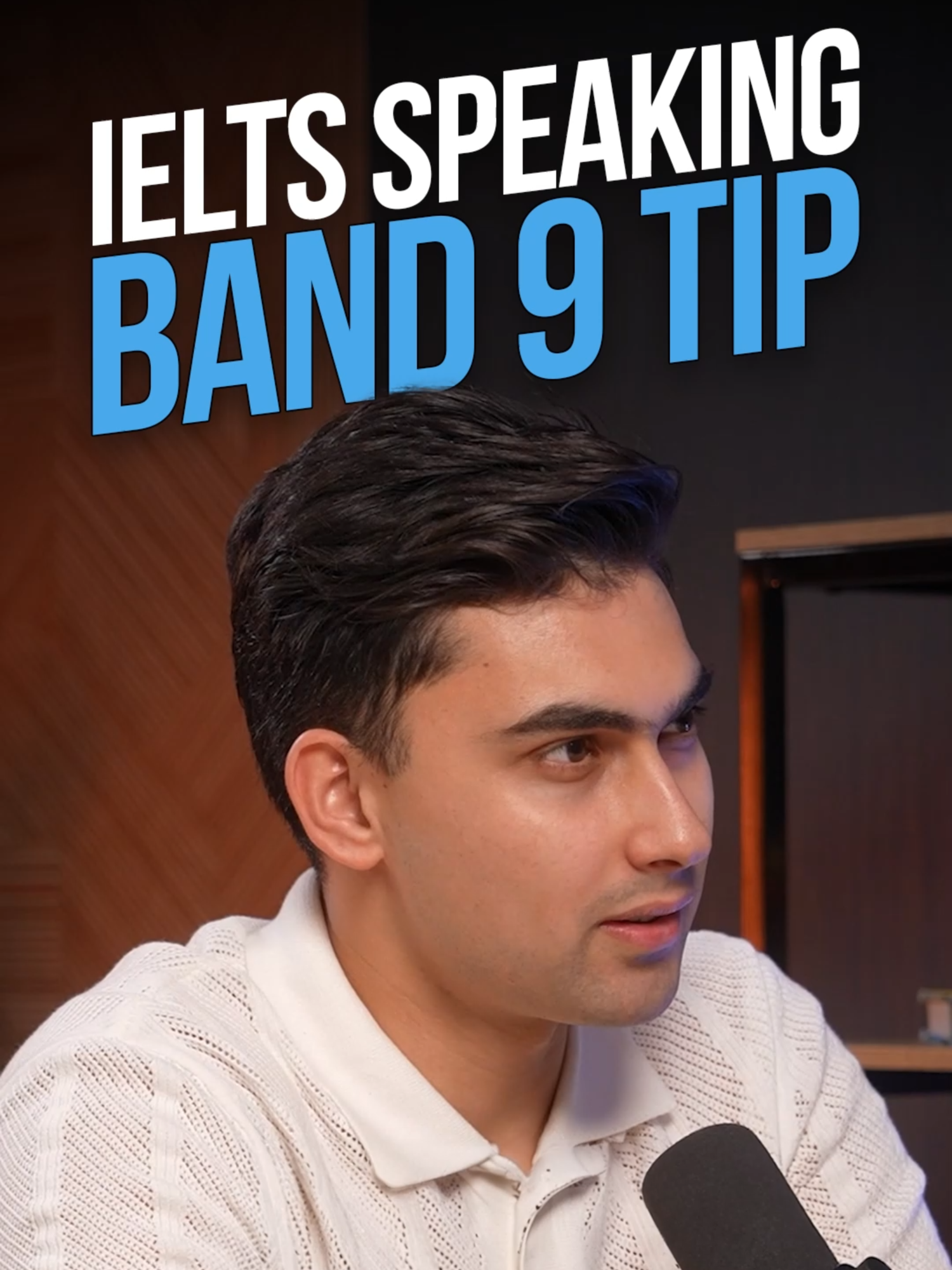 A post by @ieltsadv on TikTok caption: This side-by-side IELTS Speaking answer comparison shows why developing your answers is important.