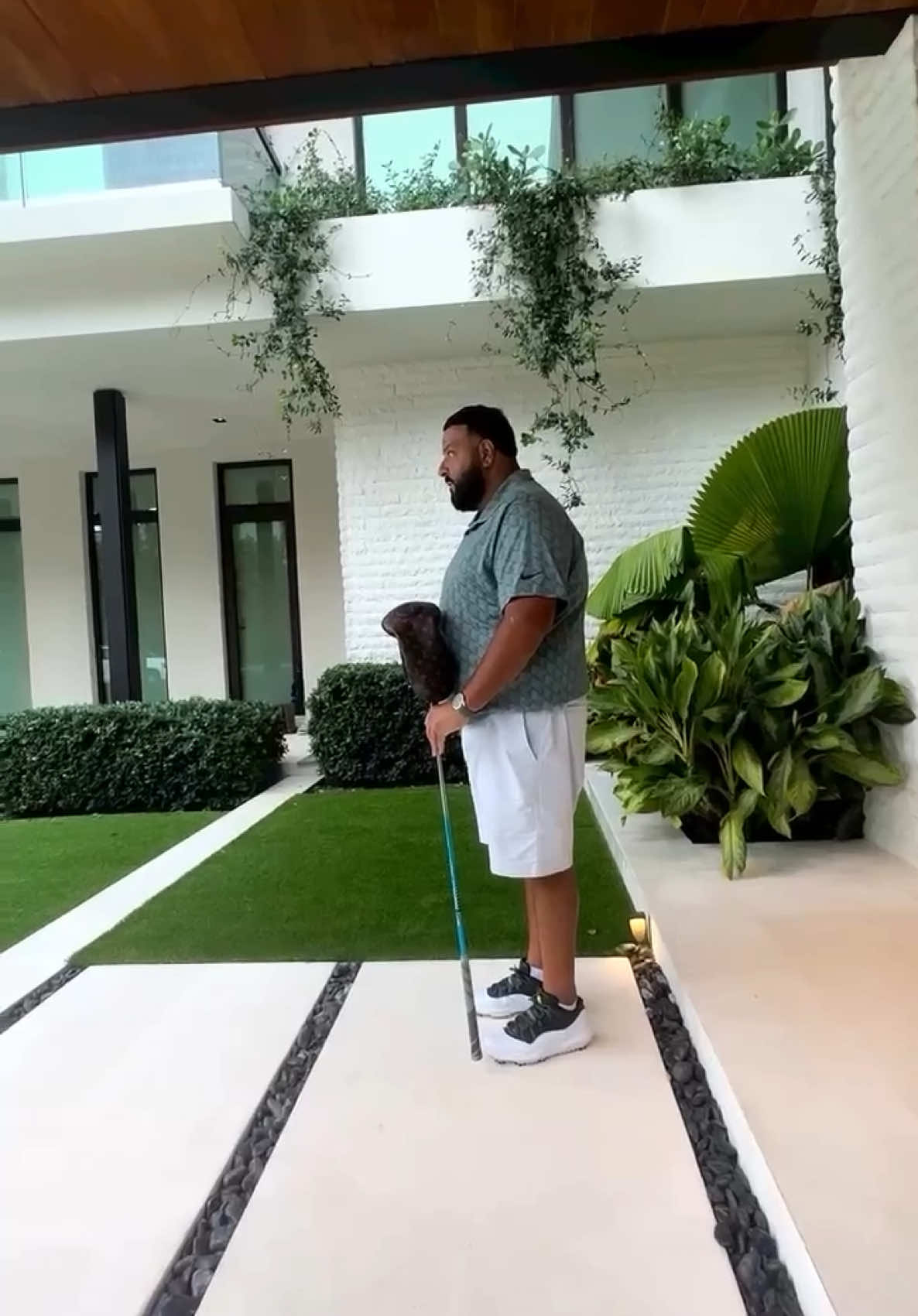 A post by @djkhaled on TikTok caption: Miami settings right now , LETS GO GOLFING 🏌️‍♂️  Smh !!!!!! 