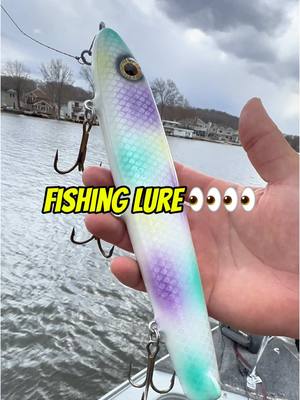 A post by @dkamfishing on TikTok caption: The perfect bluegill bait? 👀 (GIANT MUSKY EATS BOATSIDE) #fishing #fishtok #fyp #foryou 