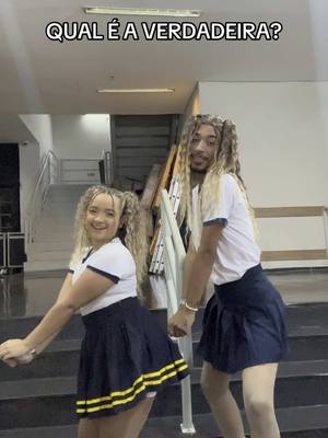 A post by @euviomar on TikTok caption: NA MINHA CABEÇA EU TO INGUAL A MINE QUERIDA KSSKSKSKSKSK @aminequerida_ @kysha #euviomar #comedia 