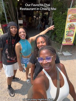A post by @jaiandmira on TikTok caption: The people are so sweet and the food here is Amazing! 🔥💗🇹🇭 #thailand #chiangmai #livinginthailand 