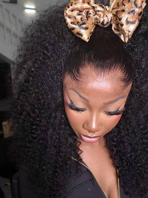 A post by @iamhazel_ on TikTok caption: Let’s talk LACE😩 | 22inch New Burmese Curly Wig from @Theehairworld (LINK IN BIO)❤️‍🔥 Installed by my goat @Crownedbeauty 🐐