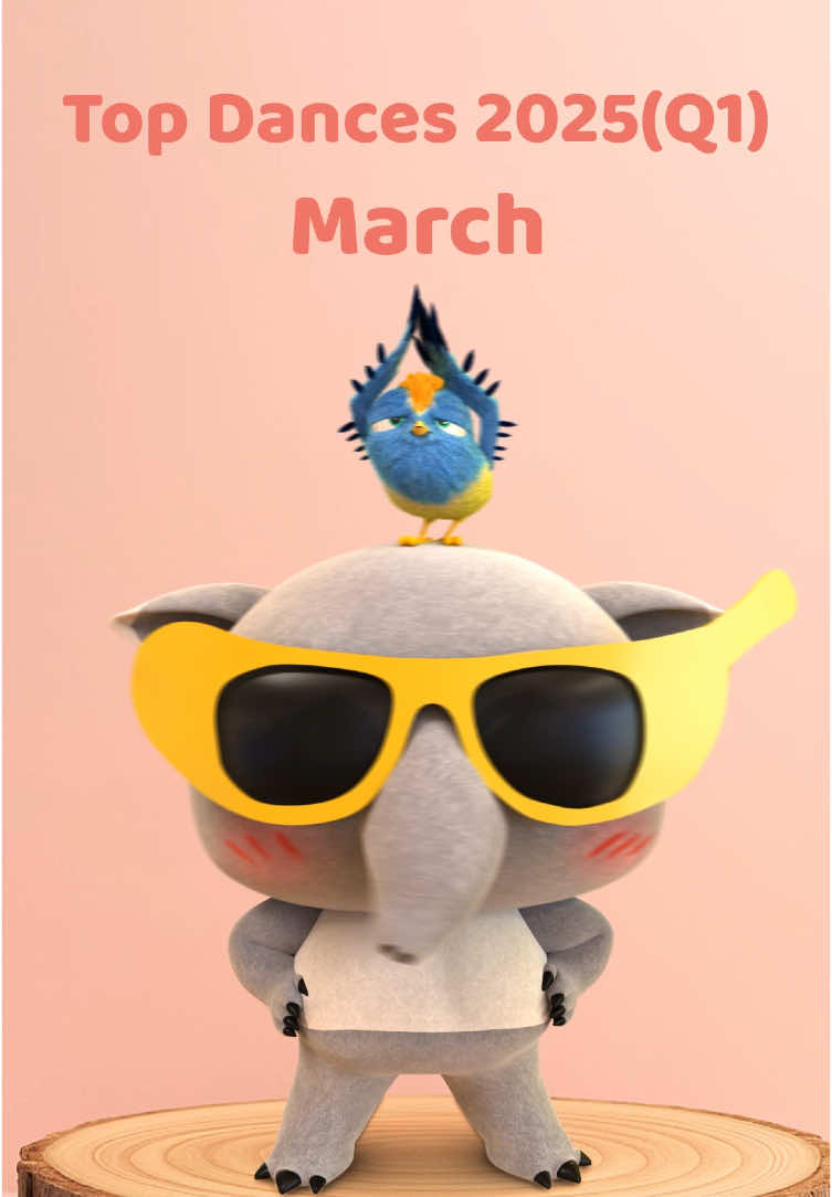 A post by @yimotapir on TikTok caption: Top trending dance 2025 #animationontiktok #YimoTapir #sembangentertainment #cuteanimation #foryou 