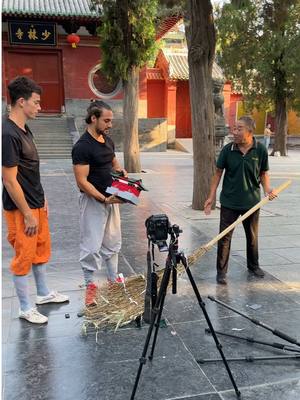 A post by @faffapix on TikTok caption: Pt.1 Oops, something went wrong, check the result on my profile😎 @The Shaolin Kid 🐉 🥋 #teamfaffapix #china #temple #kungfu