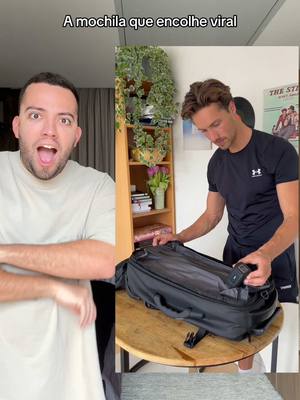 A post by @lucasranngel on TikTok caption: Fazer mala NUNCA mais, agora eu coloco minha vida inteira dentro dessa mochila kakakakaka As pessoas indecisas e precavidas agradecem! 🙏🏻 Manda pra alguém que vai AMAR
