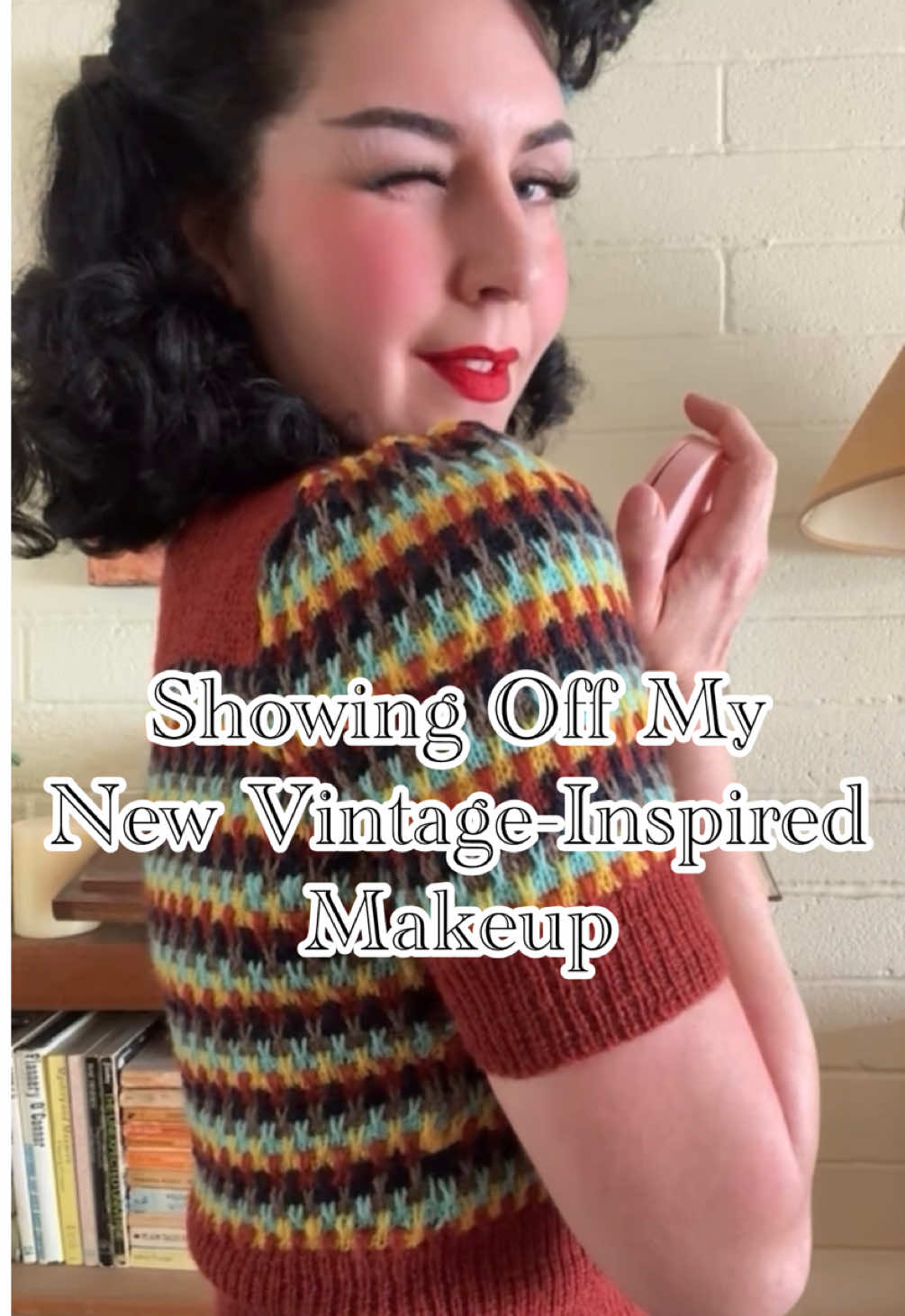 A post by @misslarkbahar on TikTok caption: I’ve been a long time fan of @Dafna Beauty and obsessively been using their matte bullet lipstick already, so was excited to branch out when the beautiful Dafna offered to send me new goodies 💕  I’ll admit, I was extremely hesitant about trying a liquid matte, but she assured me this one isn’t painful like everything else I’ve tried and she was right! I popped D Perfect Red on before going to work, then to see the new Snow White, and never once felt the need to apply chapstick, AND it survived through the layered buttered popcorn experience 🍿 And since I was seeing Snow White, I obviously had to break out D Poodle Collection lashes in Delight to bring the princess game properly. #vintagehair #1940shair #dafnabeauty #vintagemakeup 