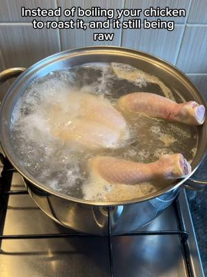 A post by @vlogcast on TikTok caption: I’ve been cooking chicken wrong all my life #chicken #roast #fyp 