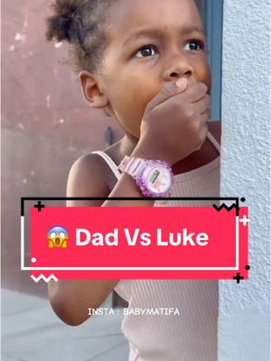 A post by @mati_fa on TikTok caption: 😱 Luke Vs Dad @Family Luke #matifamily #matifa #babyluke #funyfamily #prankfamily #familycontent #humour 