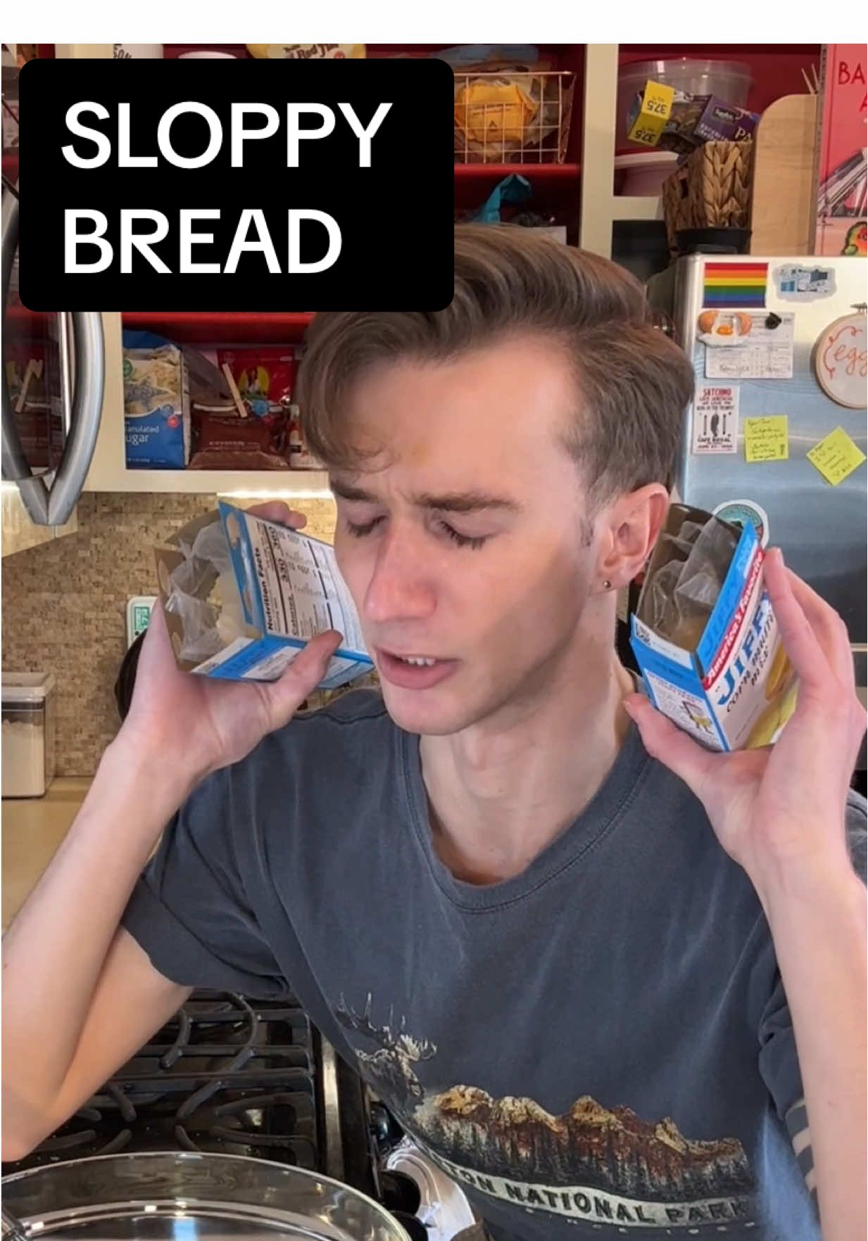 A post by @bdylanhollis on TikTok caption: The secret cornbread lore deepens #baking #vintage 
