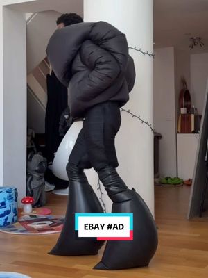 A post by @wisdm8 on TikTok caption: This is the most abstract fit I’ve ever worn, lol with some of my favorite @ebay finds Check out my curated collection to shop similar styles: ebay.com/Wisdm #eBayPartner