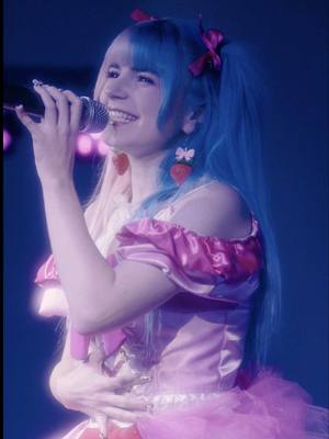 A post by @blooberrytrain on TikTok caption: Replying to @edinychris “BERRY” sweet! 🩷🩵 #overseasidol #kaigaiidol #jpopidol #fyp #fypシ #アイドル #地下アイドル 
