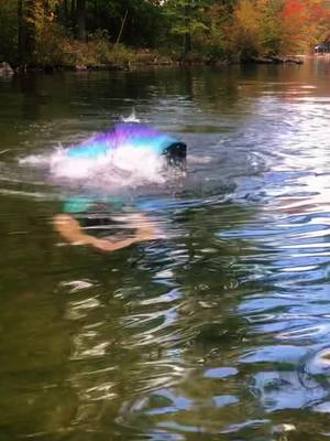 A post by @mermaid_eclipse on TikTok caption: ✨💦 Swimming In The Relaxing, Forest Stream…  #fyp #foryou #mermaid #mermaids #photography #mermaidtail #travel #traveling #maine #newengland #paradise #forest #transformation #mermaidhair #h2o #forestphotography #h2ojustaddwater #MaestriDelPov #nature #finfolk #swimming #swimwear #fypシ #fantasy #relaxation #zen #traveltiktok #traveltok 