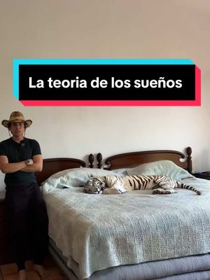 A post by @carlos_name on TikTok caption: ¿Por qué dormir y soñar está tan normalizado? Está teoría conspirativa dice que hay un lugar entre la realidad y el  sueño… 