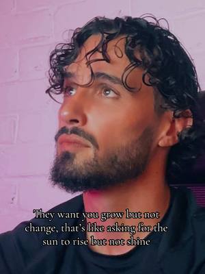 A post by @itsmalikkofficial on TikTok caption: They want you to grow but not change—that’s like asking the sun to rise but not shine. #tiktokviral #quotes #booktokbrasil #BookTok 