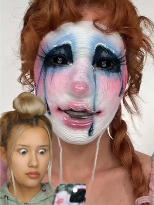 A post by @noeminikita on TikTok caption: viral yarn makeup! ib @Holly Murray Makeup @Anna👩🏼‍🎨 #yarnmakeup #mua #MakeUpArtist #yarntok #makeup #artist 