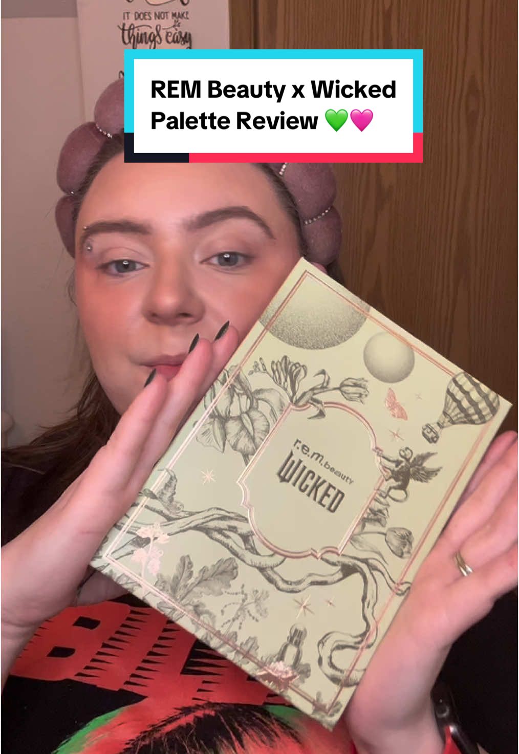 A post by @captainmarvelbeauty on TikTok caption: I’ve been sitting on this one for awhile but look! I finally got the @r.e.m. beauty x Wicked Eyeshadow Palette!  #captainmarvelbeauty #beauty #makeup #beautytips #beautybloggers #beautyaddict #makeuplover #MakeUpArtist #makeupaddict #makeuptutorial #beautyblog #beautyobsessed #beautyproducts #makeupideas #makeupoftheday #makeupaddict #makeuplover #rembeauty #rembeautybyarianagrande #rembeautyxwicked 