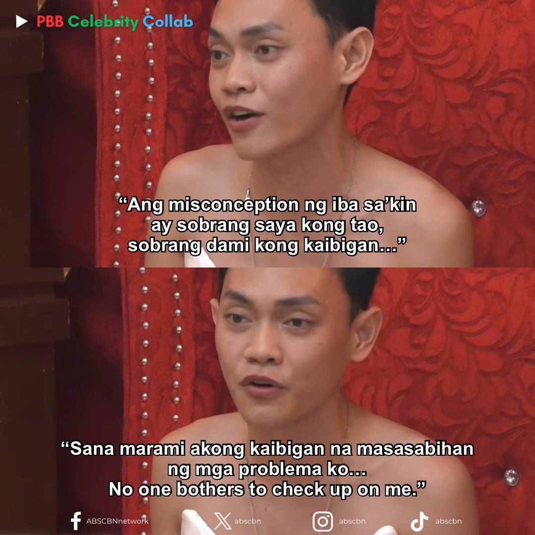 A post by @abscbn on TikTok caption: Always check up on your “happy friends”! 🥺🫂 #EsnryRanollo #Kapamilya #FYP 