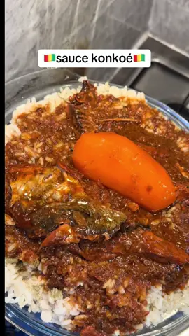 A post by @gnamadiaby1 on TikTok caption: sauce konkoé #guineenne224🇬🇳 #cuisine #tiktokfrance🇨🇵 