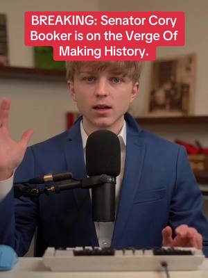 A post by @itsdeaann on TikTok caption: Cory Booker is an American Hero. 4/1