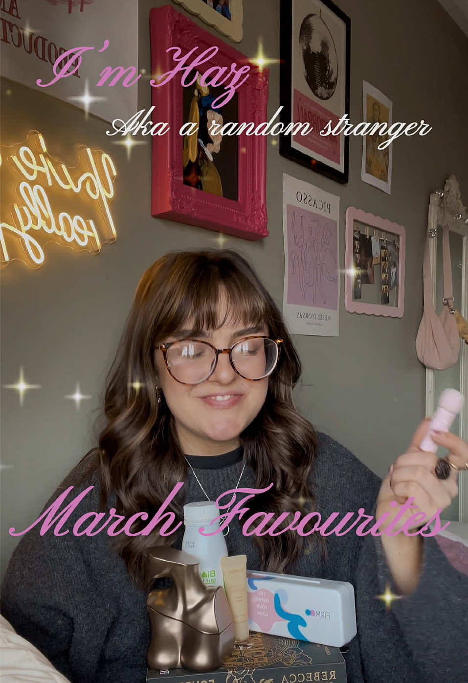 A post by @ on TikTok caption: Me and my mini mic against the world 🙂‍↕️✨🎀🩷  Also there were more categories but I had TWENTY MINUTES of footage, I like to yap… maybe next month there will be less nonsense talk and more items , that is if I ever post again, we shall see xoxo #favourites #marchfavorites #minimic #ugc #ugccreator #vlog #dayinthelife #beauty #SkinCare #F1 #formula1 #formulaone #laneige #fourthwing 