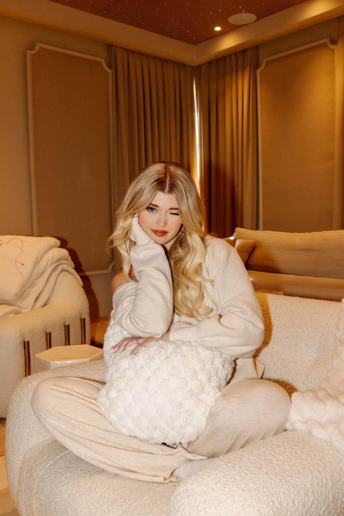 A post by @lorengray on TikTok caption: some more from the shoot with @passes.com 🤍🤍🤍 head over there to see more 